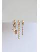 Bones Hoop Oorbel | goud
