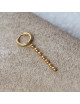 Bones Hoop Oorbel | goud