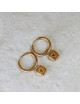 Lock Of Love Hoop Oorbel | goud