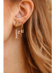 Lilac Row Hoop Oorbel | goud