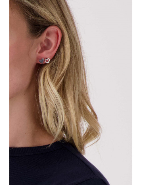 Oorbellen Hartje | zilver