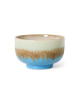 70s Ceramics Noodle Bowl | azure