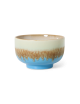 70s Ceramics Noodle Bowl | azure