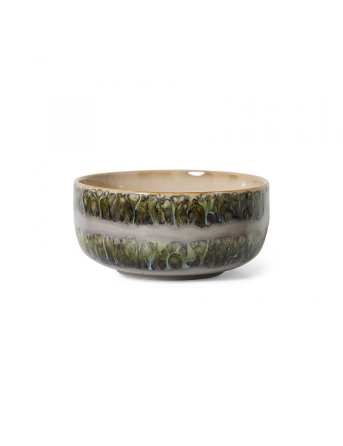 70s Ceramics Dessert Bowl | fern