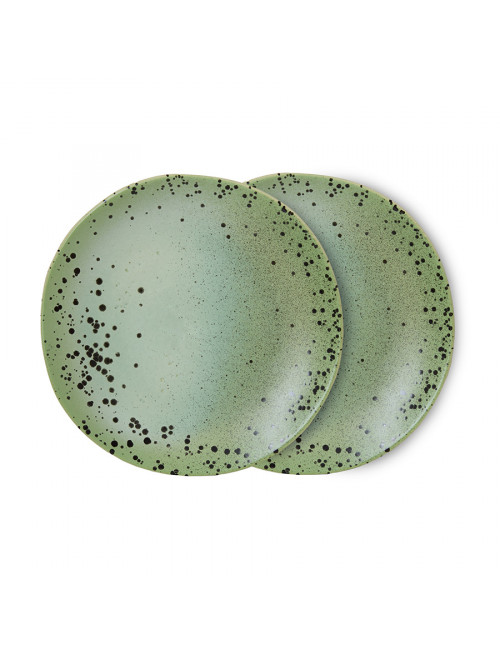 70s Ceramics Side Plate 22cm | fleck