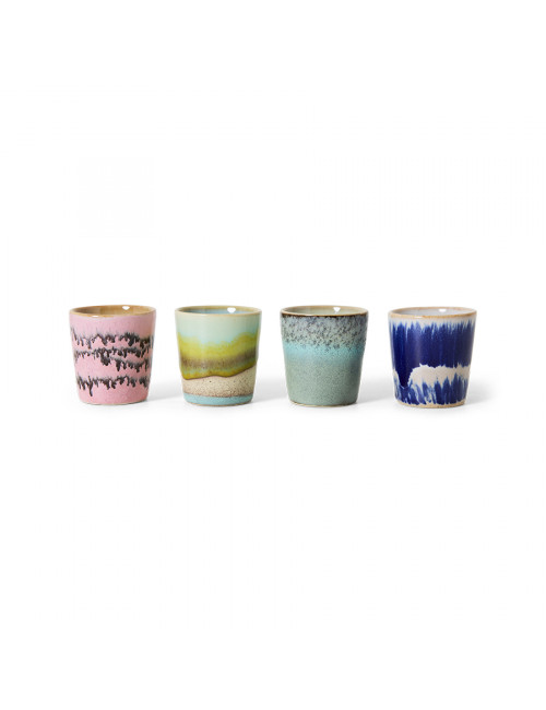 70s Ceramics Egg Cups (set van 4) | vibrance