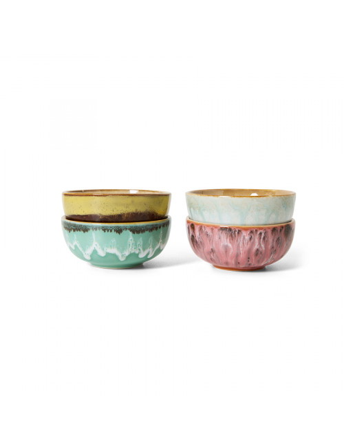 70s Ceramics XS Bowls (set van 4) | modernist