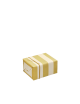 Inpakpapier Stripes | vanilla/seaweed