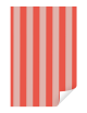 Inpakpapier Stripes | poppy red/litchi