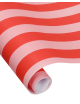 Inpakpapier Stripes | poppy red/litchi