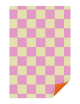Inpakpapier Checkerboard | vanilla/violet