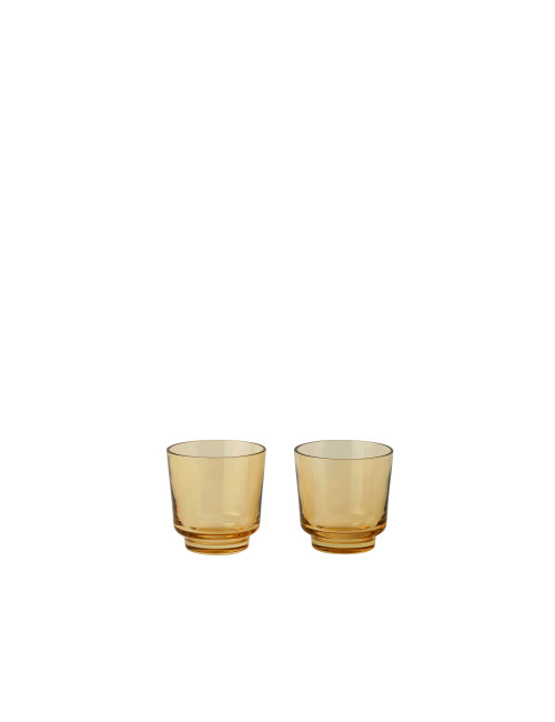 Glas Raise (set van 2) | burnt orange