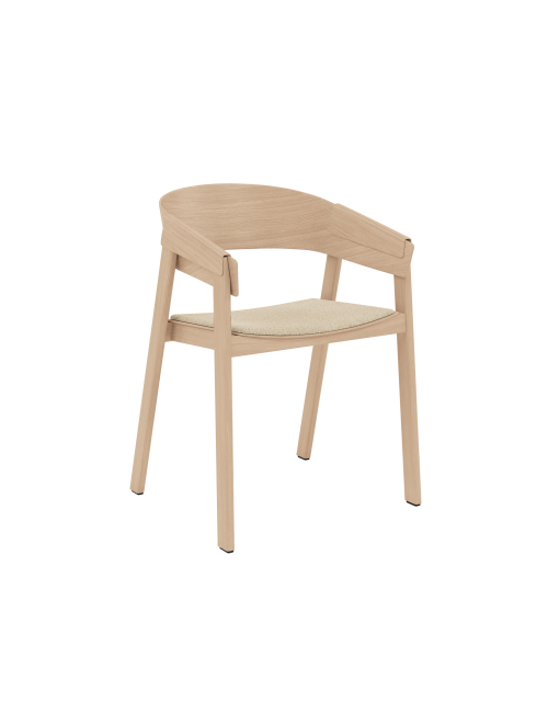 Stoel Cover Armchair met Kussen | oak/hearth 7