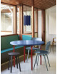 Two-Colour Ronde Tafel Ø120cm | ochre/blue
