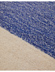 Wollen Tapijt Verticaal | cobalt blue/ecru