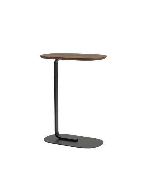 Relate Bijzettafel 73.5cm | gerookt eik/zwart
