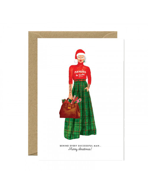 Wenskaart | married to santa