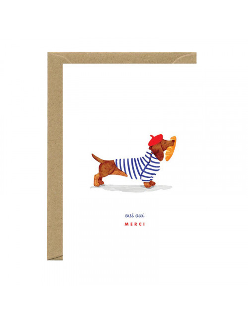 Wenskaart | oui oui merci