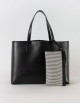 Shopper Sam | zwart klassiek leer