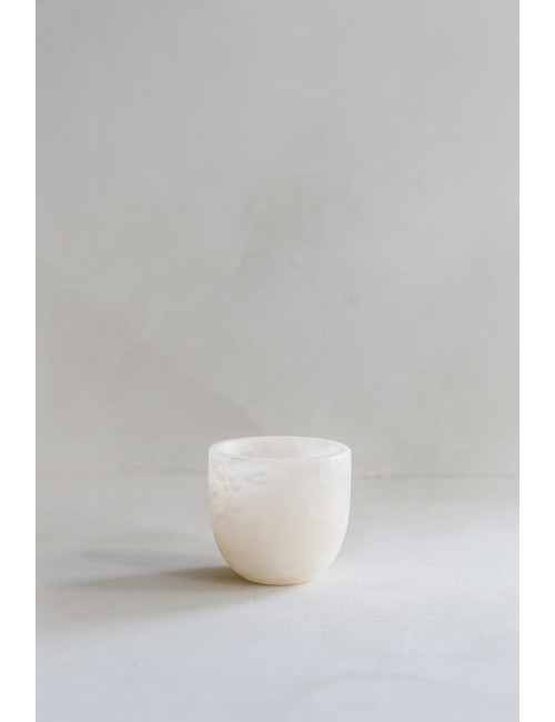 Albast Theelichthouder Mona M | beige