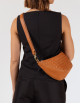 Handtas Leo | wild oak woven soft grain leder