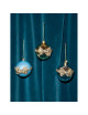 Kerstbal Diamanten Strik 9cm | goud