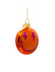 Ornament Glas Smiley 7,5cm | orange