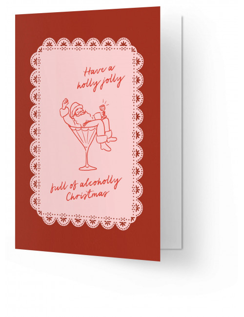 Wenskaart | holly alcoholly