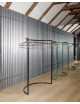 Colour Kledingrek C-vorm | steel blue