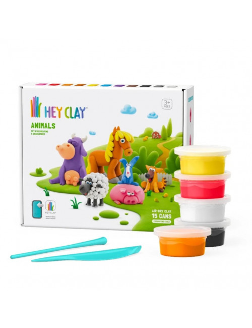Hey Clay Boerderijdieren | 15 potjes