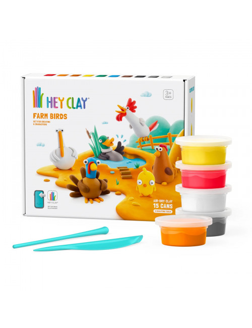 Hey Clay Boerderij Vogels | 15 potjes