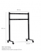 TV Stand Straight Rollin' | charcoal