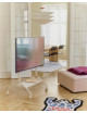 TV Stand Moon Rollin' Tall | pearl