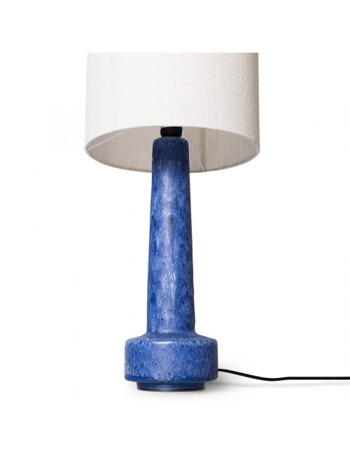 Retro Stenen Lampenvoet | blauw