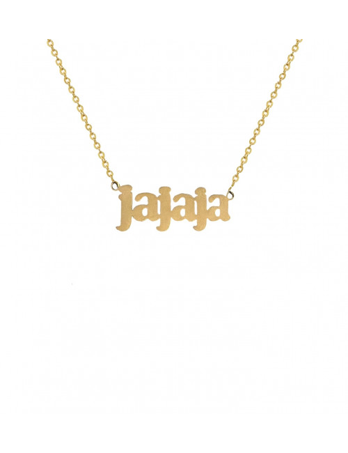 Halsketting JaJaJa | goud