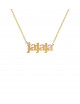 Halsketting JaJaJa | goud