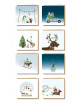 Box Kerstkaarten Frits (set van 8) | 8 designs