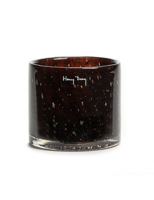 Theelichthouder V.Cylinder 9 x 10cm | brunette