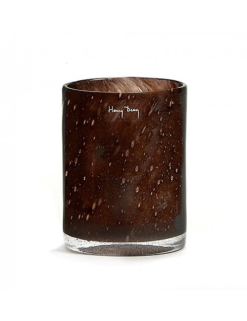 Theelichthouder V.Cylinder H13 x 10cm | brunette