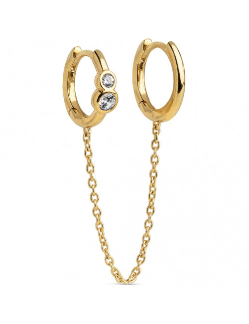 Oorbel Goud Nova Chain