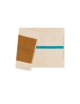 Badmat 50x80cm | toffee/turquoise