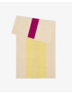 Badhanddoek 70x140cm | yellow/fuchsia