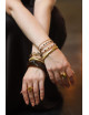Flat Snake Armband | goud