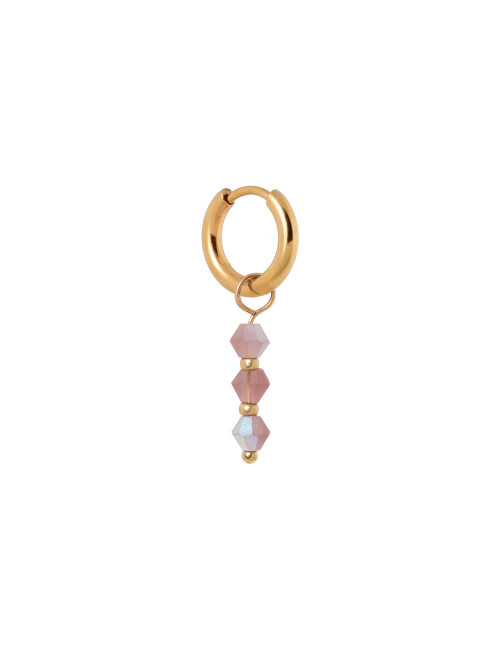 Purple Donna Hoop Oorbel | goud