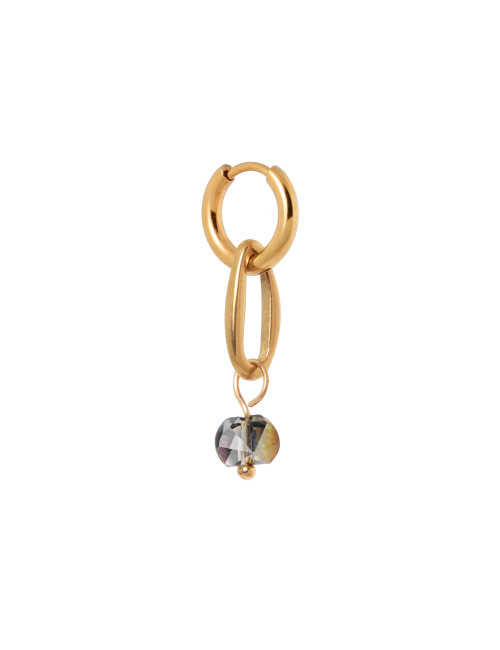 Bright Diamond Hoop Oorbel | goud