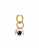 Gemstone 2.0 Hoop Oorbel | goud