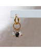 Gemstone 2.0 Hoop Oorbel | goud
