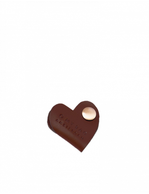 Heart Cord Taco | chocolate classic leather