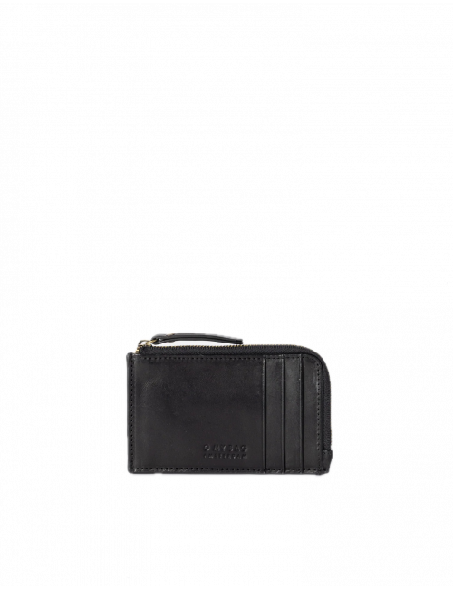 Lola Portemonnee | zwart/klassiek leder