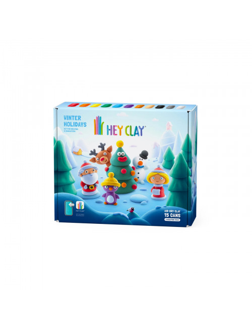 Hey Clay Winter Holidays | 15 potjes